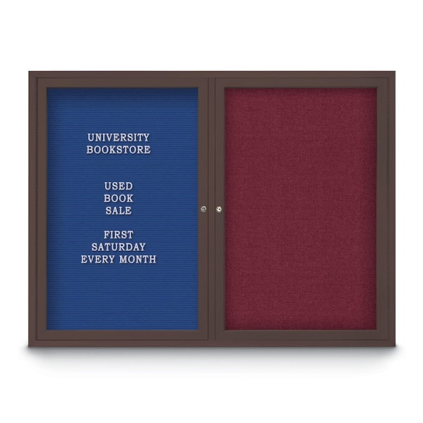 Corkboard, 24"x36", Pearl/Black